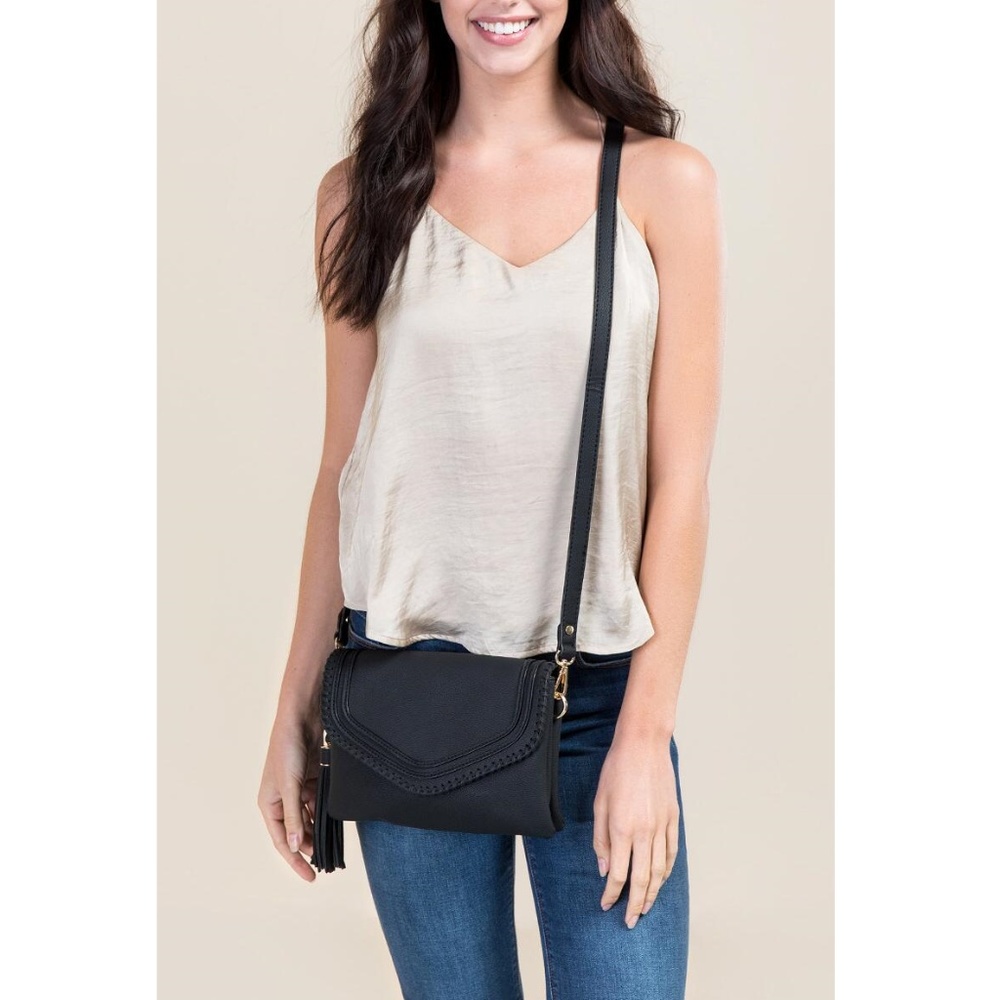 Free People x Violet Ray Black Crossbody Bag - Picture 4 of 8